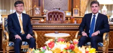 نيجيرفان بارزاني يبحث مع قنصل كوريا الجنوبية تعزيز العلاقات مع اقليم كوردستان