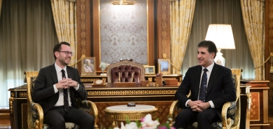 President Nechirvan Barzani receives new British Consul General