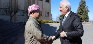 President Masoud Barzani Meets Armenian President, Discusses Bilateral Relations