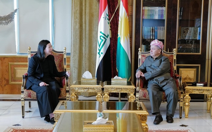 President Barzani Meets US Deputy Assistant Secretary of State in Salahaddin