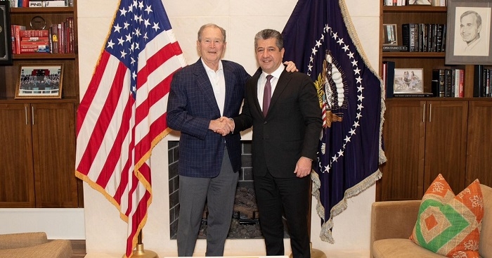 KRG Prime Minister Meets Former President George W. Bush