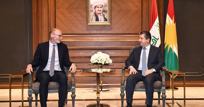 KRG Prime Minister and British Ambassador to Iraq Discuss Bilateral Relations