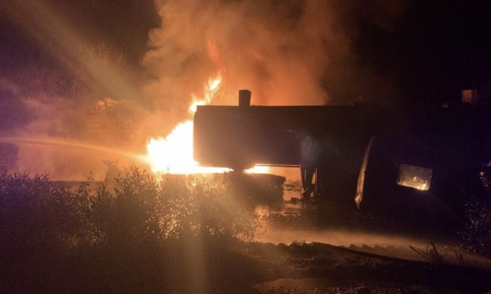 اندلاع حريق بعد اصطدام شاحنتي وقود وإيقاف توزيع الماء على المنازل في دوكان