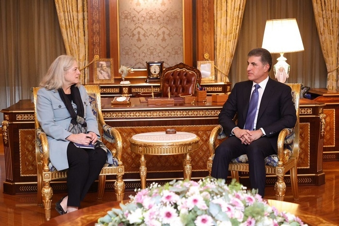 President Nechirvan Barzani and US Ambassador Discuss Iraq-Kurdistan Relations