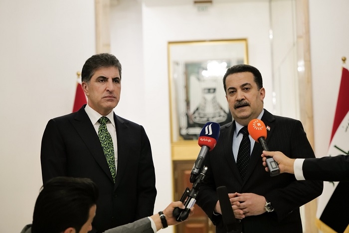 President Nechirvan Barzani and Prime Minister Al-Sudani emphasize the importance of the Federal Government’s agenda