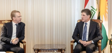 رئيس إقليم كوردستان يستقبل سفير فرنسا لدى العراق