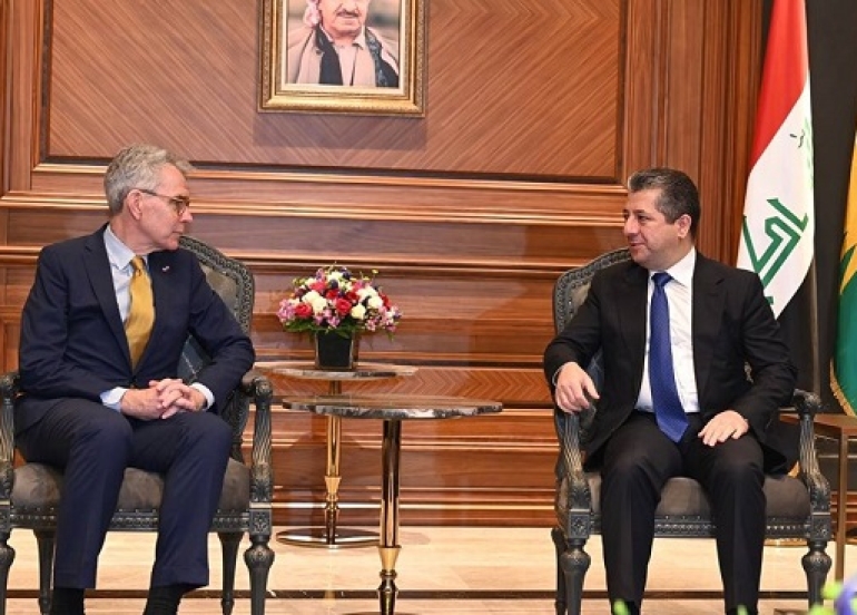 Prime Minister Masrour Barzani welcomes U.S. Assistant Secretary for Energy Resources
