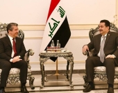 Kurdistan PM Masrour Barzani Meets with Iraqi PM Mohammed Al-Sudani in Baghdad