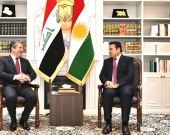 رئيس حكومة إقليم كوردستان يجتمع مع مستشار الأمن القومي العراقي