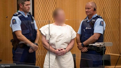 الشرطة توجه 92 اتهاما بالقتل والإرهاب لمنفذ مذبحة نيوزيلندا