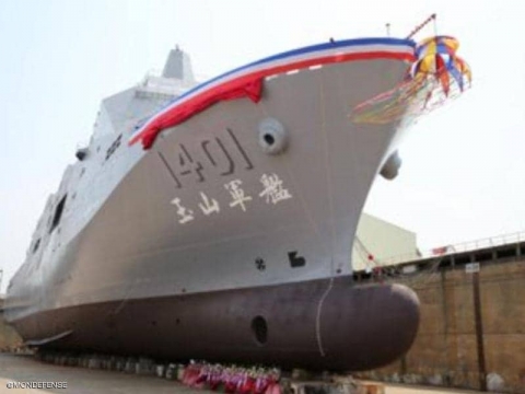 تايوان تعزز أسطولها بسفينة حربية جديدة.. هل تتحدى الصين؟