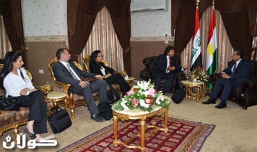 مسوؤل العلاقات الخارجية في حكومة الإقليم يستقبل وفد بعثة الإتحاد الأوربي لدى العراق