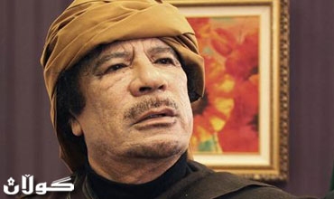 القذافي يدعو انصاره الى الزحف باتجاه مدينة بنغازي وتحريرها