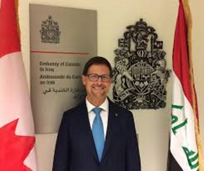 السفير الكندي في العراق: لديكم وطن جميل.. و قد زرت بعض مدن كوردستان و نملك في اربيل مكتباً فعالاً ونشيطاً
