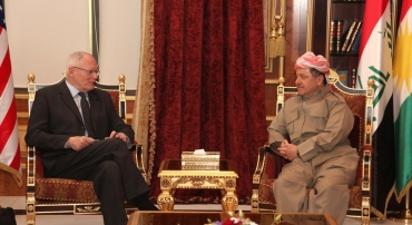 President Barzani Discusses Political Crisis with US Ambassador