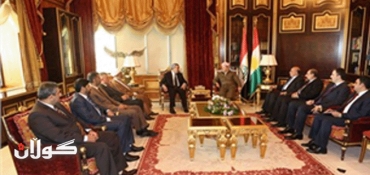 President Barzani Meets Iraq's Vice President