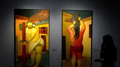 Colombian artist Botero says 'not obsessed with fat women'