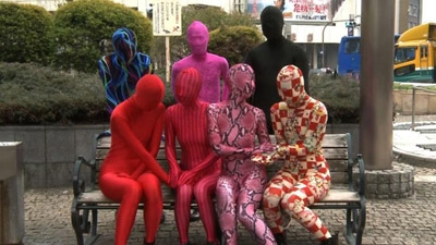 A fetish for full body suits in Japan