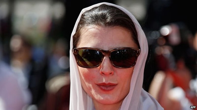 Iranian backlash over Leila Hatami Cannes kiss