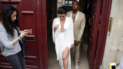 Kardashian, Kanye in surprise Irish honeymoon