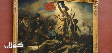 Delacroix Liberty painting defaced in Louvre