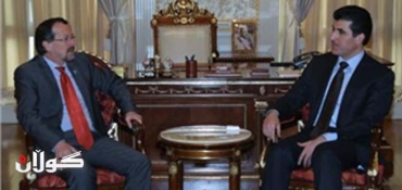 Kurdistan PM Nechirvan Barzani ,Kobler discuss political situation in Iraq