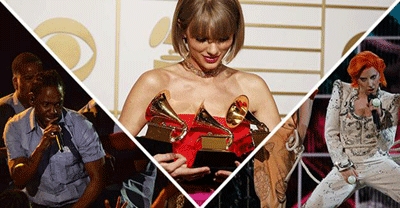 Taylor Swift wins top Grammy but Lamar steals show