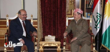 President Massoud Barzani meetsTurkey deputy PM