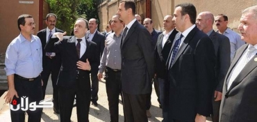 Syria’s Assad makes rare public visit for Labor Day