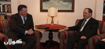 President Barzani meets with Chevron Vice President in Davos