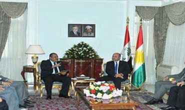 Barham Salih meets with Kurdistan Contractors Union