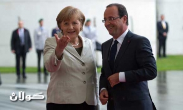 French, German Leaders Offer Show of Unity in Resolving Euro Zone Crisis