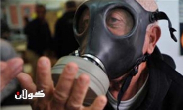 Israel issues gas masks near Syrian border