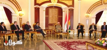 President Barzani hosts foreign diplomatic representatives in Kurdistan