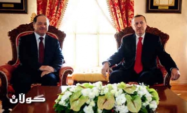 President Barzani, Turkish PM discuss bilateral ties
