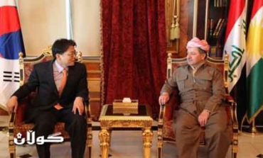 President Barzani , South Korean Ambassador discuss bilateral ties