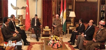President Barzani meets Turkish ambassador to Iraq