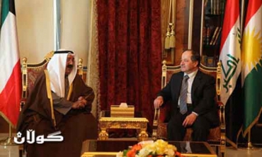 President Barzani, Kuwaiti Minister for Amiri Diwan Affairs discuss bilateral ties