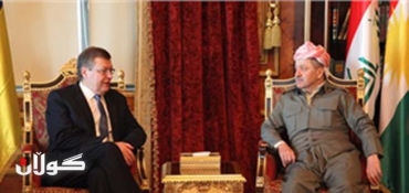 President Barzani Welcomes Ukrainian Foreign Minister Kostyantyn