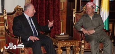 Kurdistan President Barzani receives Iraqi Parliament speaker