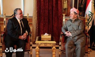 Pres. Barzani, former IP speaker discuss Iraqi political crisis