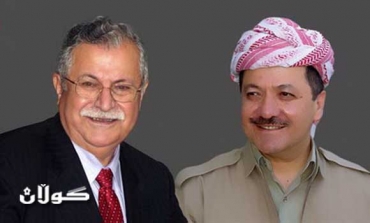 President Barzani recives a thank-you letter from President Talabani