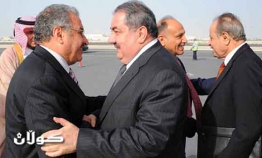 Foreign Minister Hoshiyar Zebari arrives in Doha