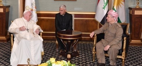 Pope's Visit to Kurdistan an Attestation to Our Common Values of Peace: Barzani