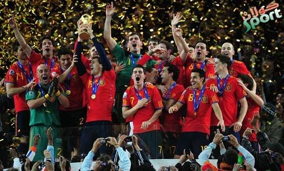 ئیسپانیا جامى جیهانى 2010ـى باشورى ئه‌فریقاى به‌ده‌ستهێنا